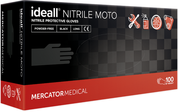 459392.png MERCATOR ideall NITRIL MOTO Black, veľ. L