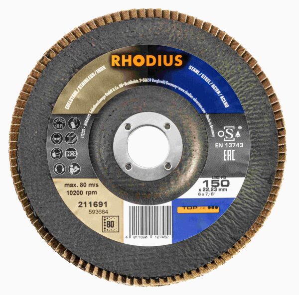 IMG_0301 RHODIUS Lamelový kotúč LSZ FB 150x22,23 K80