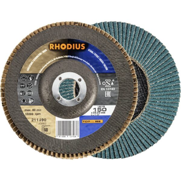 IMG_0302 RHODIUS Lamelový kotúč LSZ FB 150x22,23 K60