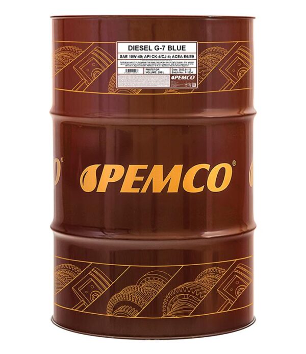 370587.jpg PEMCO Diesel G-7 10W-40 E6/E9 (E8/E11) - 208L