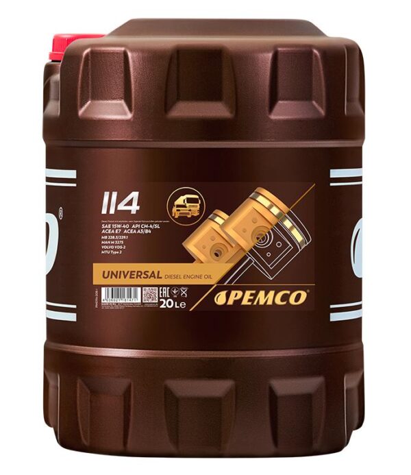 370588.jpg PEMCO 114 15W-40 E7 - 20L
