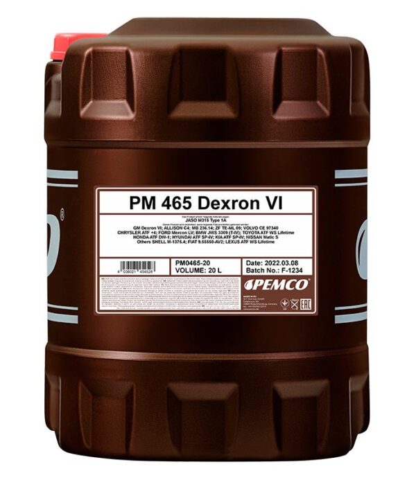 370652.jpg PEMCO 465 Dexron VI - 20L