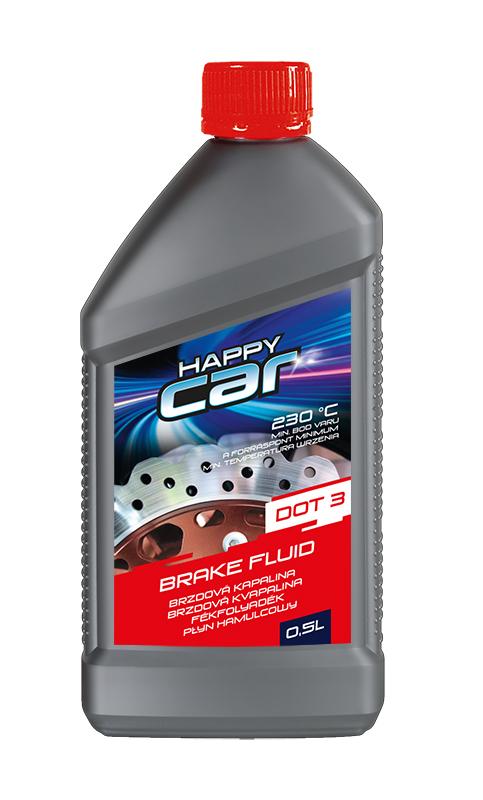 370998.jpg HAPPY CAR Brzdová kvapalina DOT 3 - 500ml