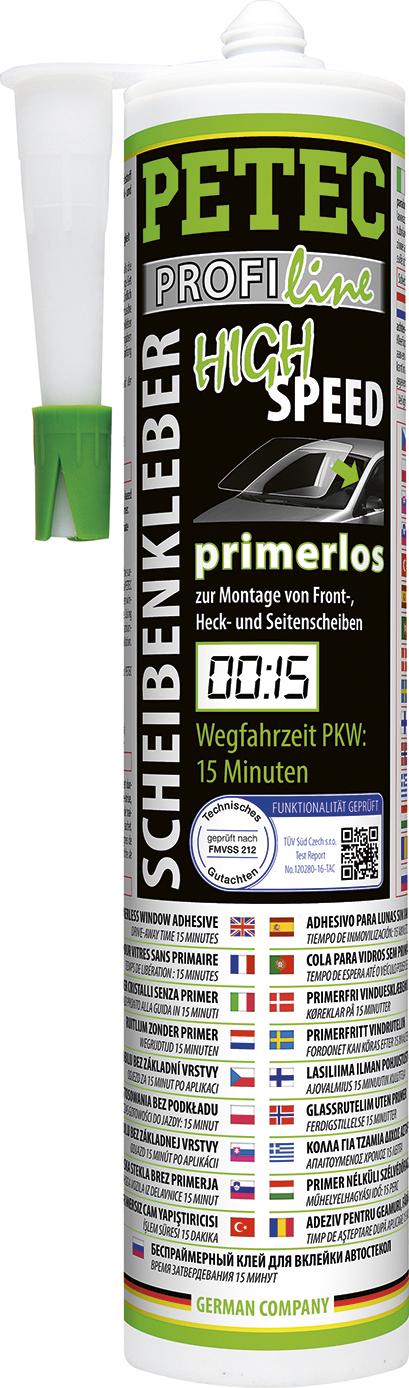 371732.jpg PETEC Lepidlo na okenné sklo high speed - 290ml kartuša vrátane nastaviteľnej dýzy