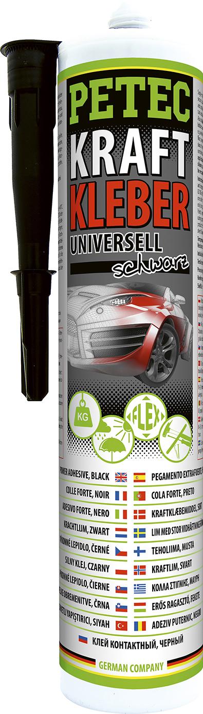 371748.jpg PETEC Výkonné lepidlo čierne - 290ml kartuša