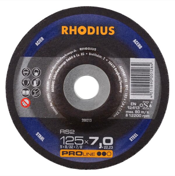 496814.jpg RHODIUS Brúsny kotúč RS2 - 125x7,0x22,23mm